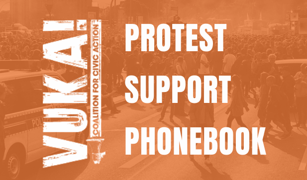 VUKA Protest supportPhonebook