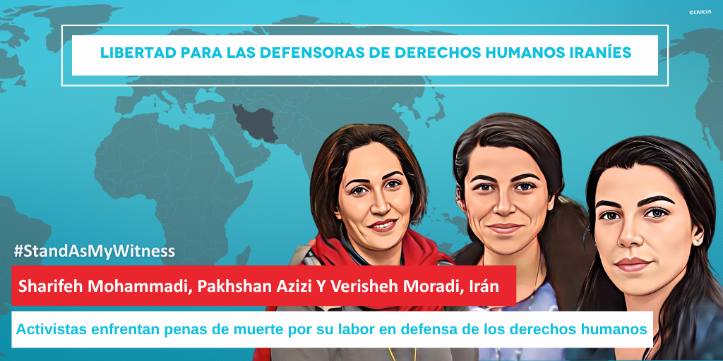 Sharifeh Mohammadi, Pakhshan Azizi Y Verisheh Moradi, Irán