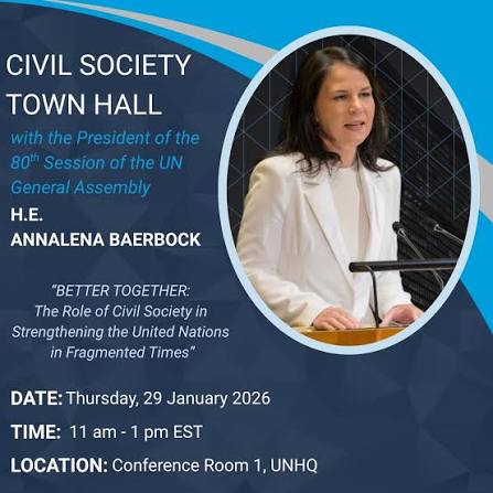 CIVICUS Statement at the Civil Society Townhall with the President of the UN General Assembly